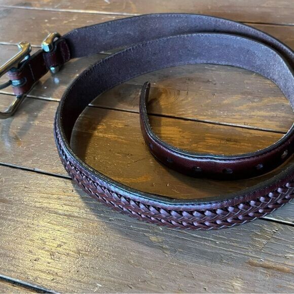 Willis & Geiger Braided Leather Belt - Picture 1 of 7